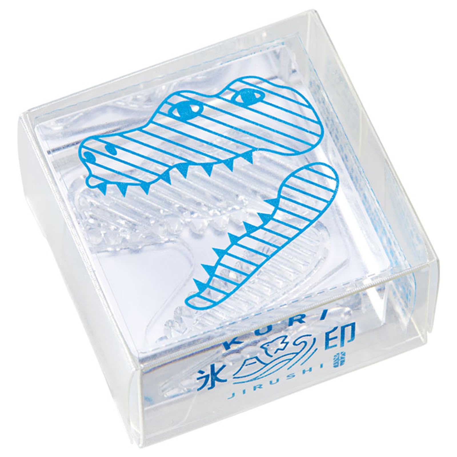 King Jim Transparent Stamp Large Size Crocodile  Ice Stamp  CLS33-004