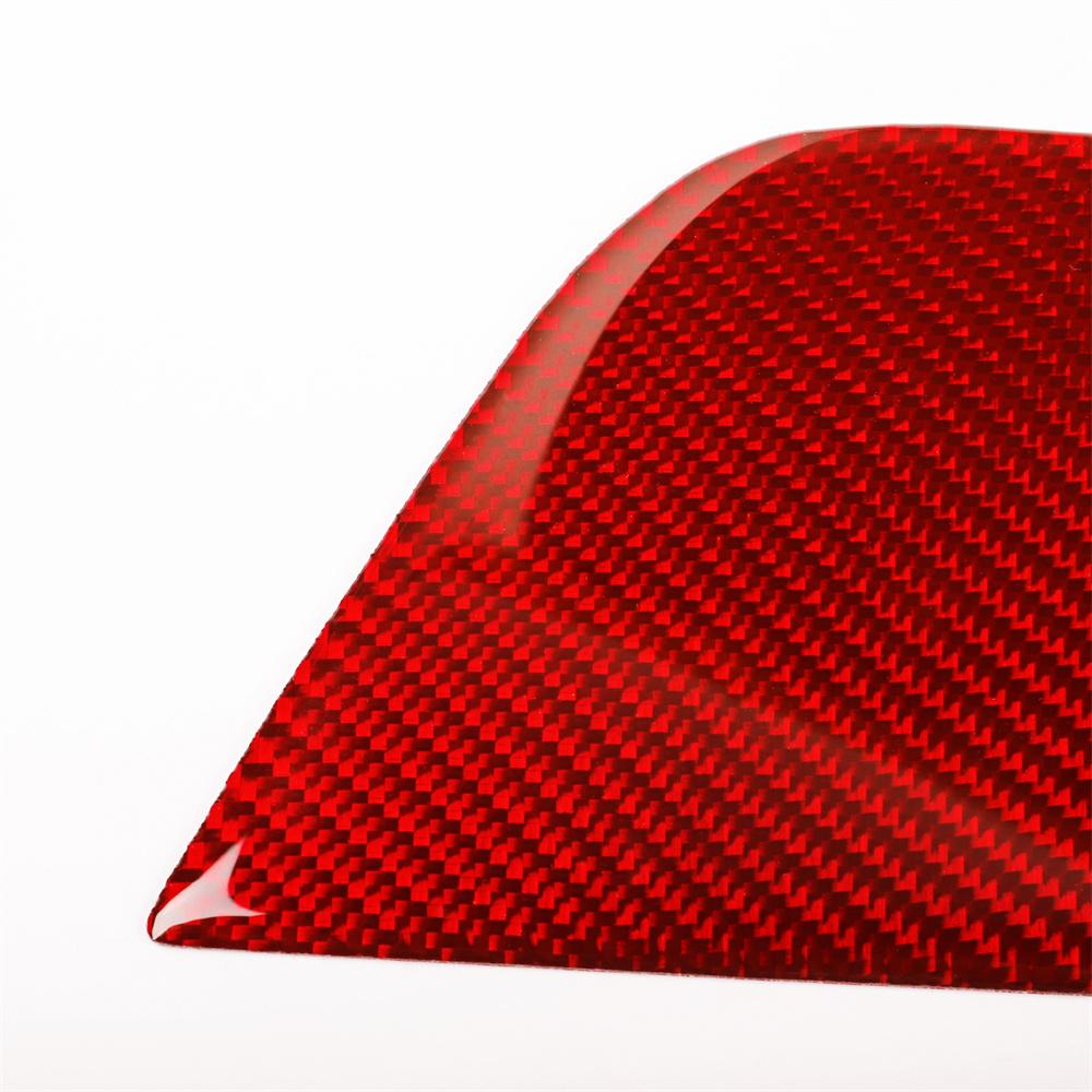 Red Carbon Fiber Center Console Air Vent Outlet Cover Trim For Hummer H3 2006-10