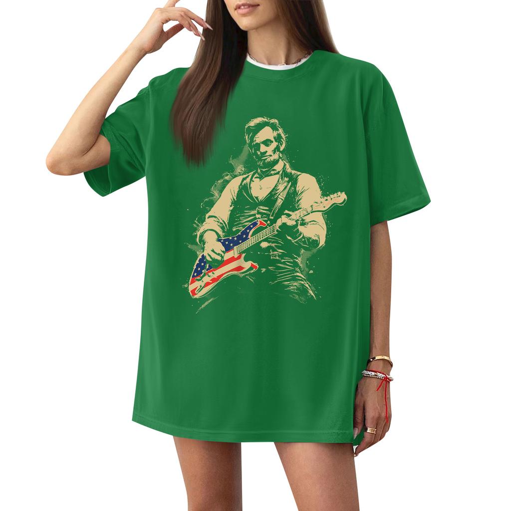 Women's Casual Letter Print Short-sleeved Top T-shirt