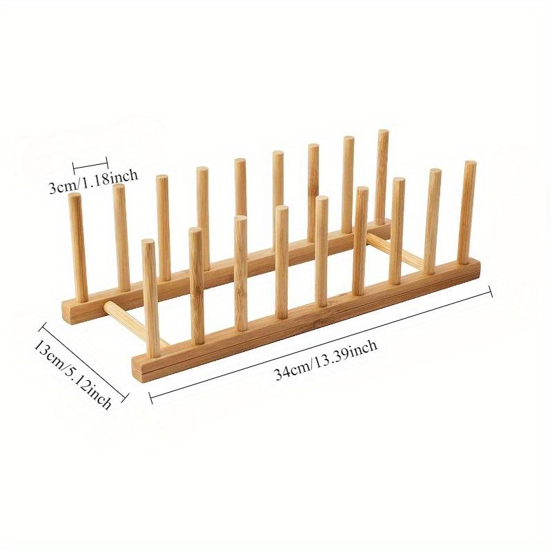 Dish drainage wooden sink storage rack, kitchen utensil storage rack