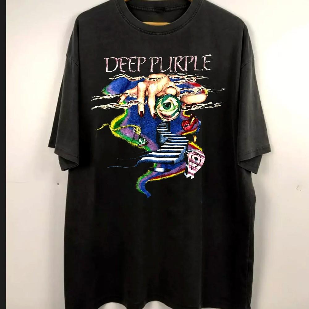 Винтажная темно-фиолетовая футболка для фанатов, унисекс, размеры S-5XL, 14D77 M