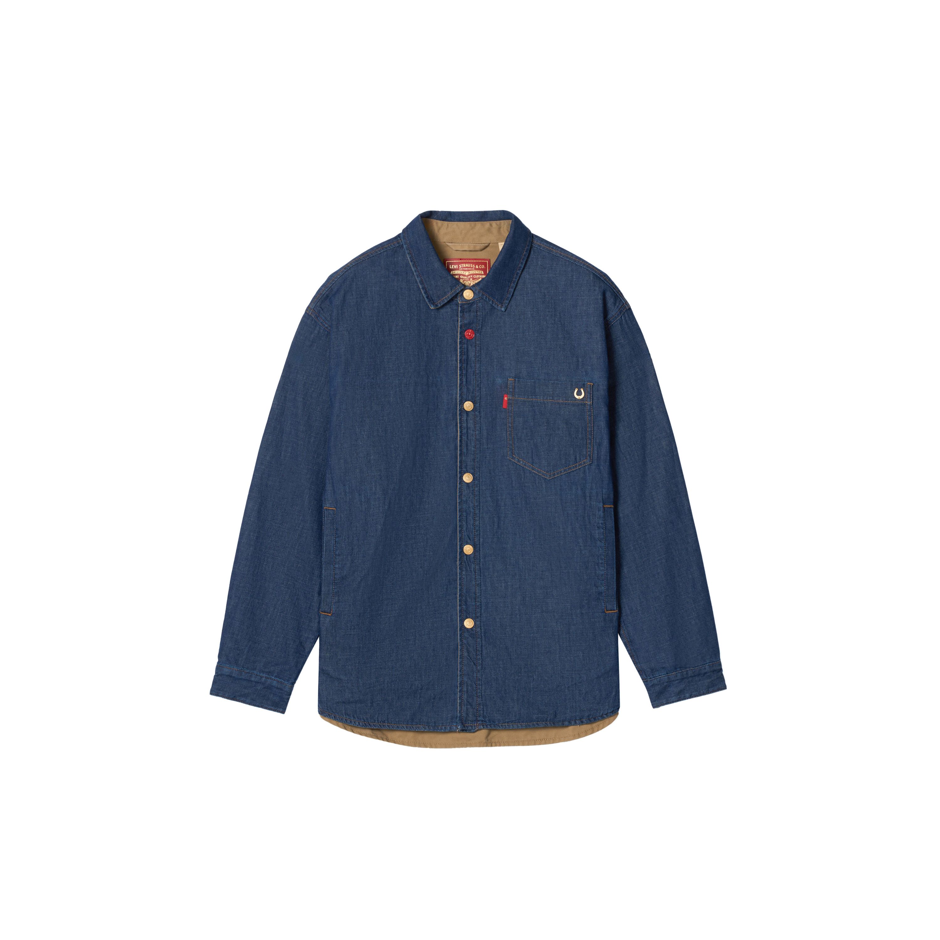 Levis Год Лошади Ограниченная Серия Свободный Модный Рабочий Винтажный Удобный Универсальный Дизайн Джинсовая Куртка Унисекс куртки 006NN-0000