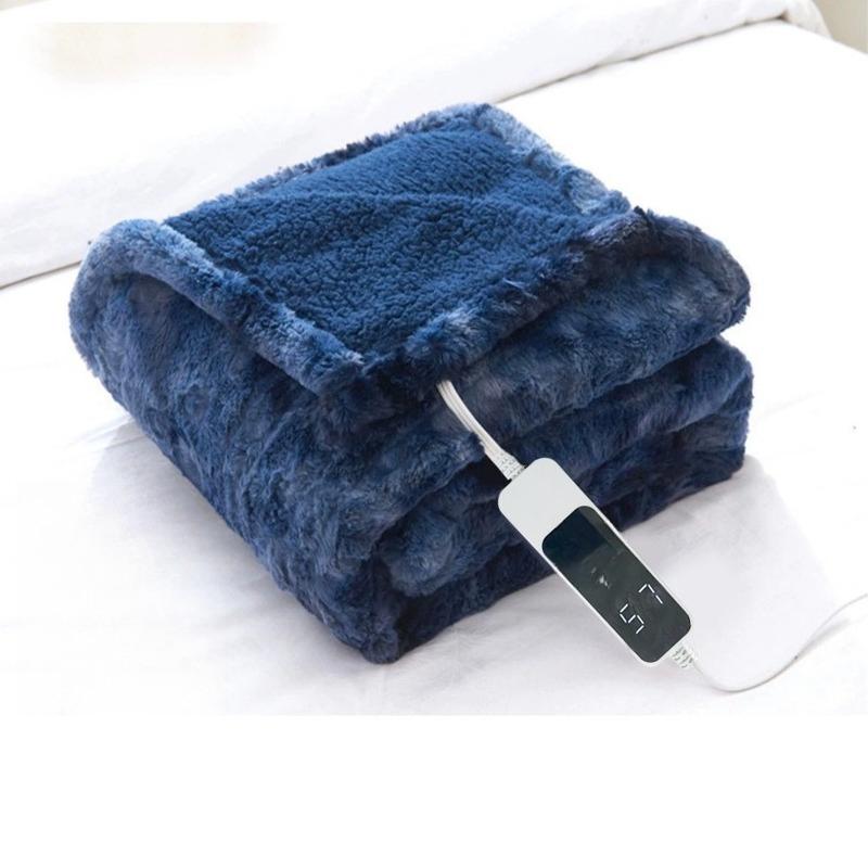 127x152cm Single Person Heating Blanket Over-Heat Protection Electric Blanket Intelligent Temperature Control Blankets Used for Home Office Hotels