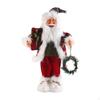 Santa Claus Figurine Christmas Doll Toy Adornment Traditional Standing Figure Xmas Decor for