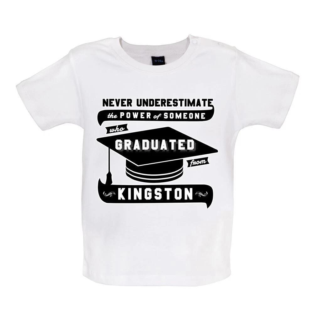 Kingston Graduate - Kids Baby Kids Boys Girls Unisex T-Shirt / Bodysuit - Graduate Diploma Uni Student 160