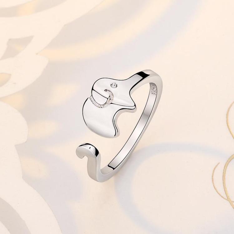 925 Sterling Silver Ring AAA Zircon Adjustable Simplicity Fashion Exquisite Women Jewelry Accessories Wedding Party Gift