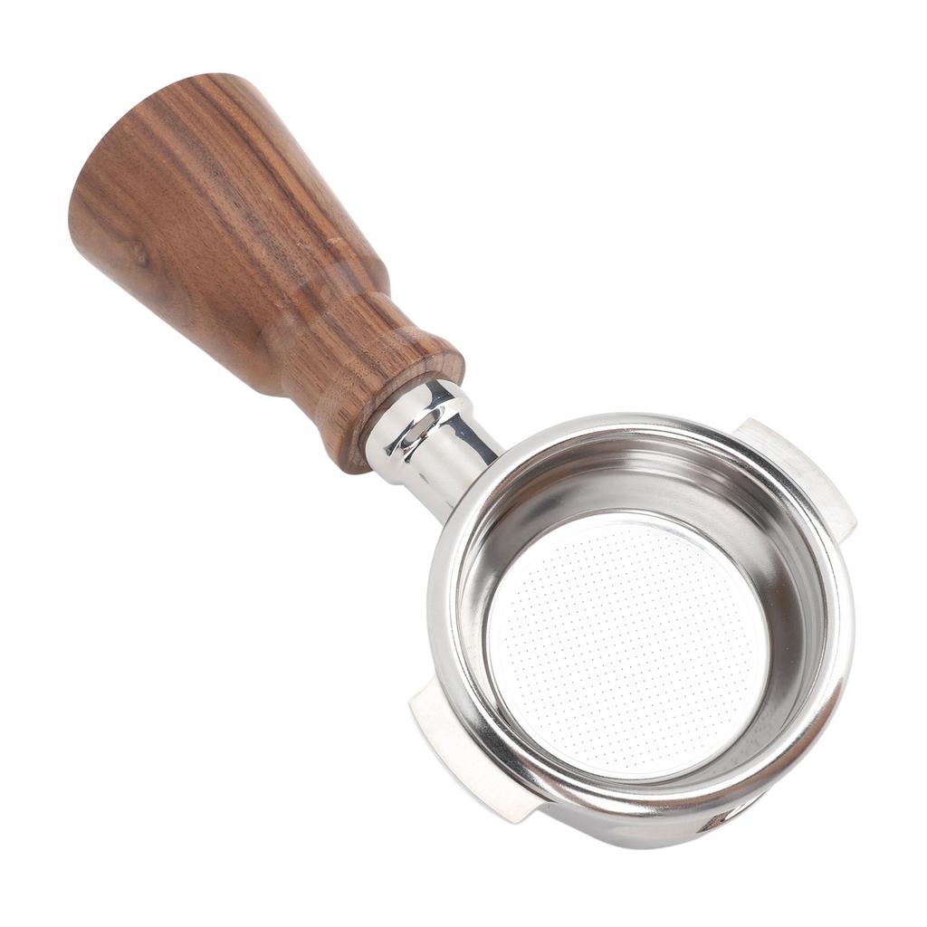58mm Bottomless Portafilter Ultra Fine Mesh Removable Filter Hollow Design Stainless Steel