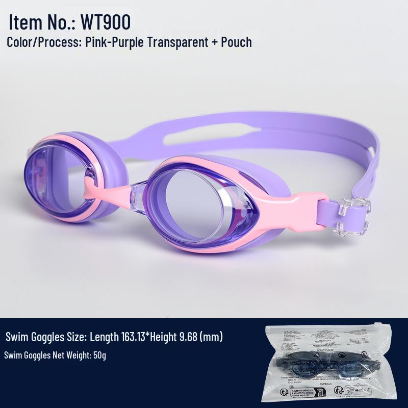 Universal Adult Prescription Swimming Goggles - HD, Anti-Fog, Waterproof, Professional Training for Men & Women