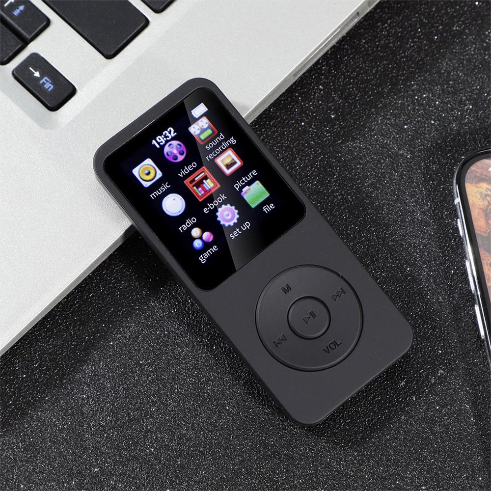 Portable MP3 Player With LCD Digital Display FM Radio Video Hifi MP3 Player E-books Support Bluetooth Lossless Music Player