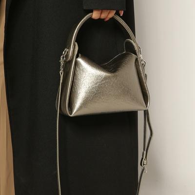New Internet Celebrity with Burst Pattern Soft Handbag, Niche, Simple, Single Shoulder Diagonal Cross Women's Bag, Stylish