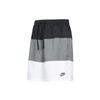 Nike Contrast Panel Swoosh Woven Shorts Men Bottoms Black DQ2427-010