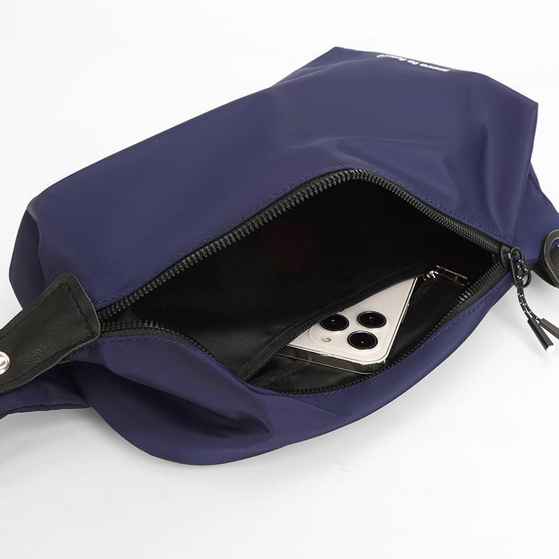 Men's Chest Bag Travel Shoulder Bag Sports Cycling Mobile Phone Bag Women's Solid Color Crossbody Bag Commuter Bag