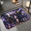 Anime T-Tensura Floor Mat Diatomite Bath Mat, Quick Dry Absorbent Non-Slip Door Mat