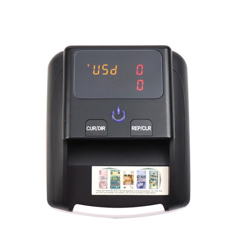 Portable Battery-Operated Currency Authenticity Detector for USD and Euro Banknotes EU Charging Cable