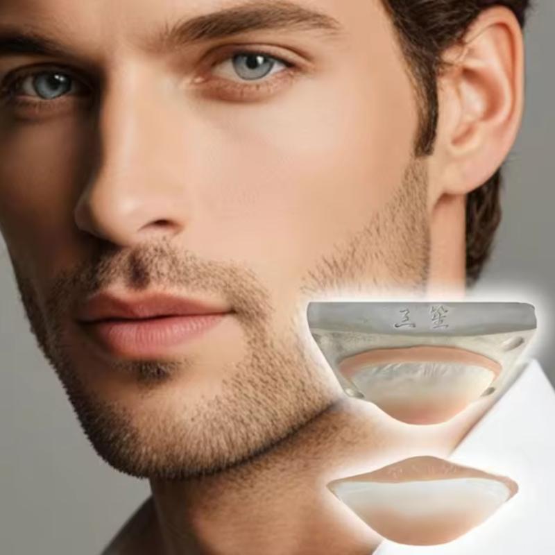 Silicone Fake Chin Realistic Prosthetic Reusable Skin-Friendly 3D Fake Chin Special Effects Makeup Tools For Cosplay