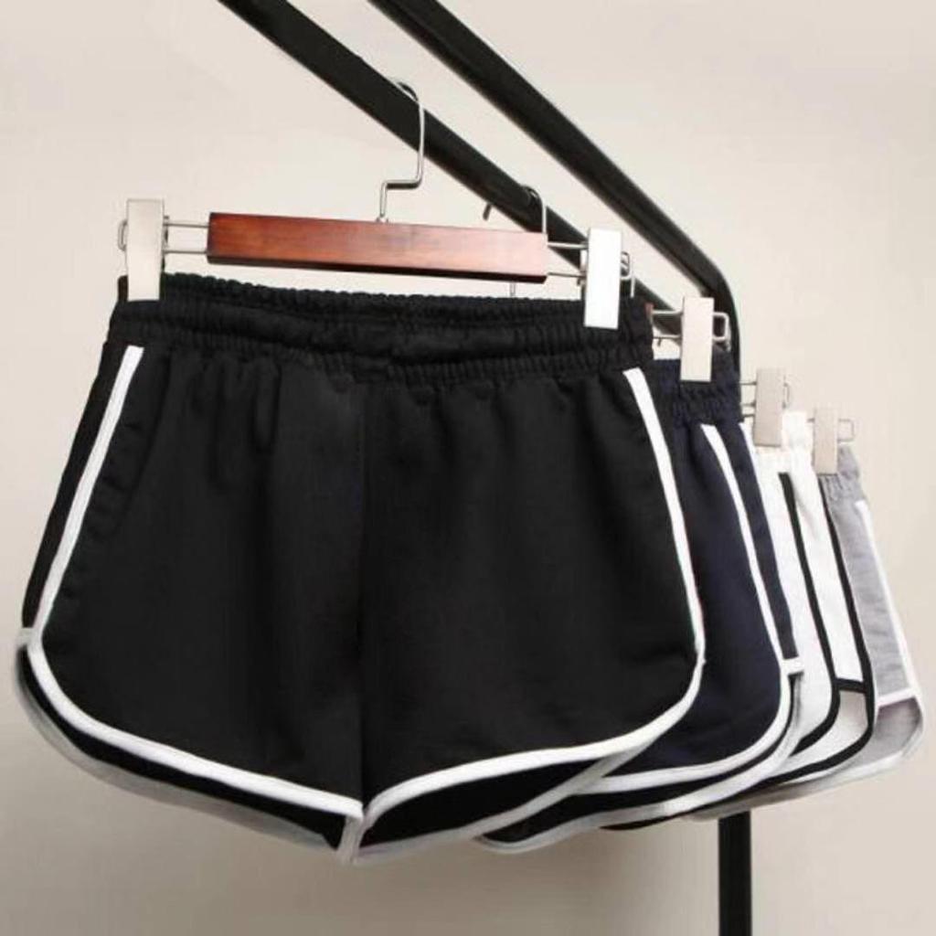 Korean Women's Trendy Wide-Leg Sports Shorts for Running, Yoga, Home, Casual, Beach, and Summer Wear