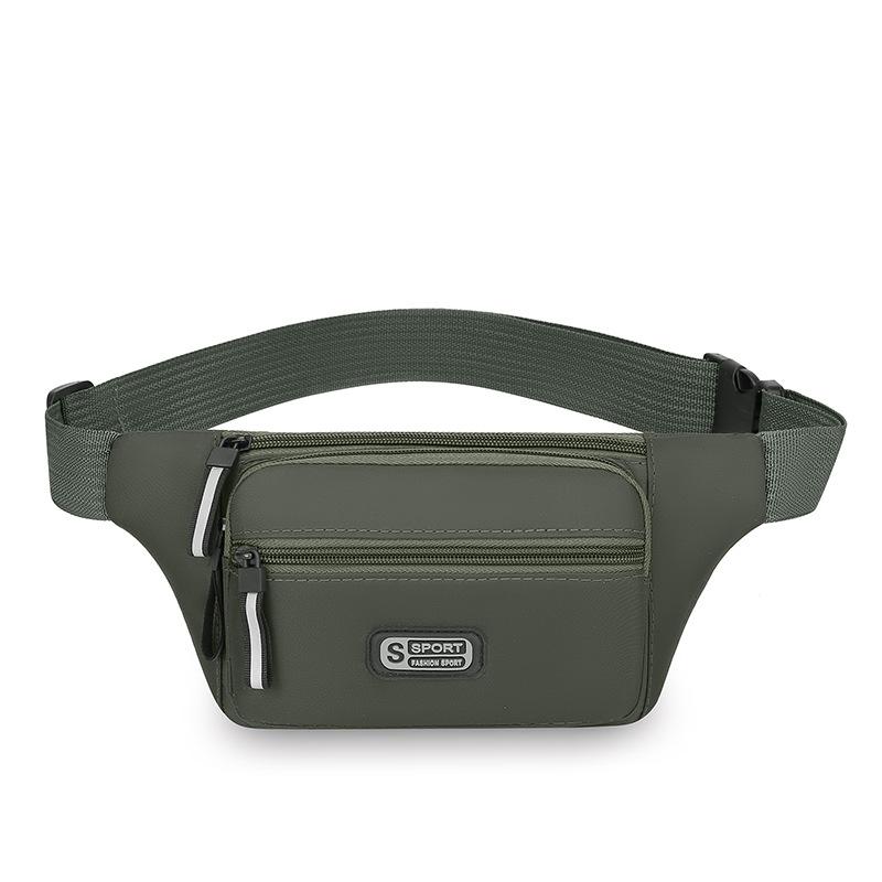 Unisex Sports Purse Portable Cashier Business Chest Bag Daily Commuting Joker Thin Shoulder Bag.