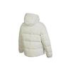 Adidas Originals Trefoil Solid Logo Patch Warm Zip Hooded Down Jacket Women Outerwear White HS9511