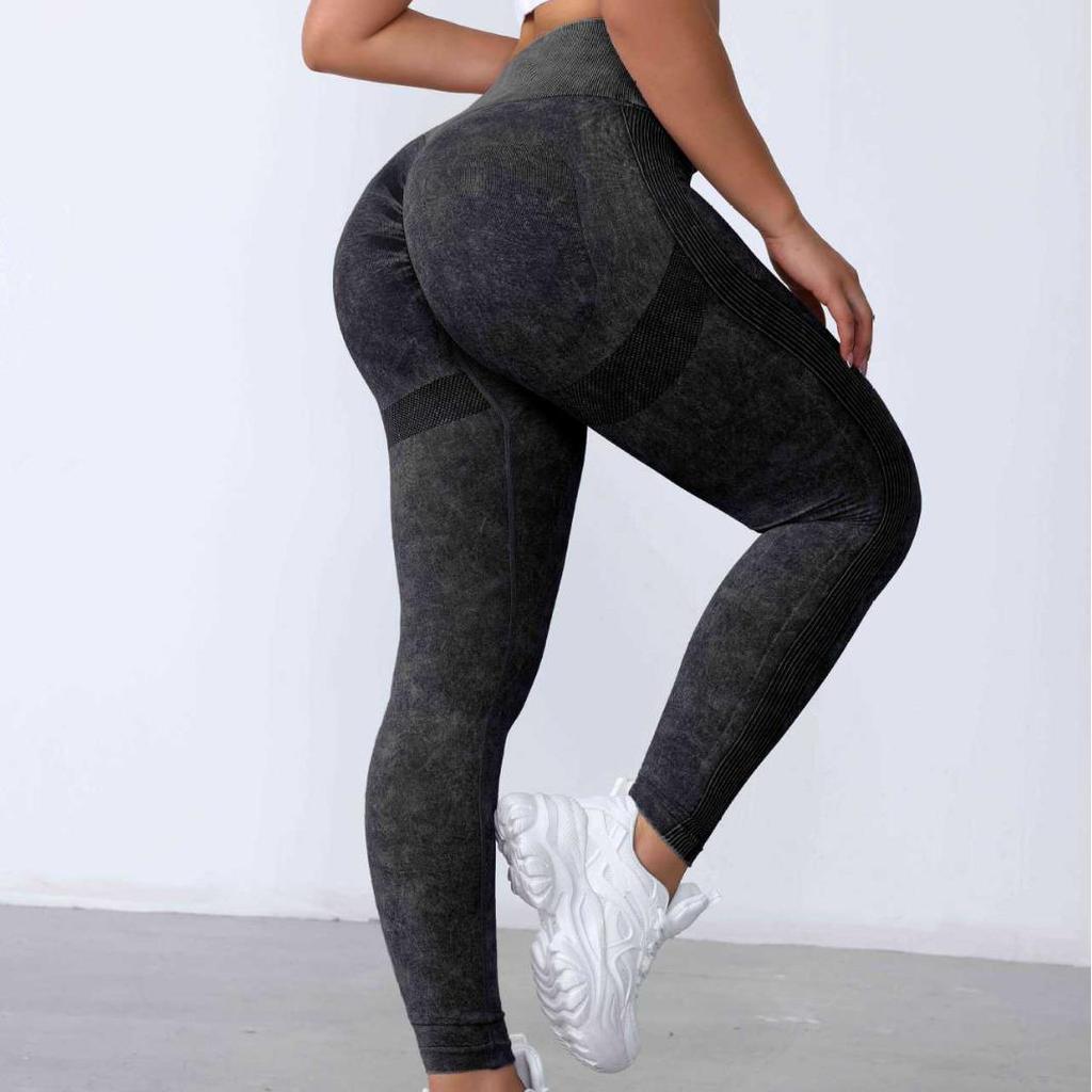 Nahtlose Yogahose mit hohem Bund – Po-formend, atmungsaktiv, feuchtigkeitstransportierend, Fitness-Leggings für Damen