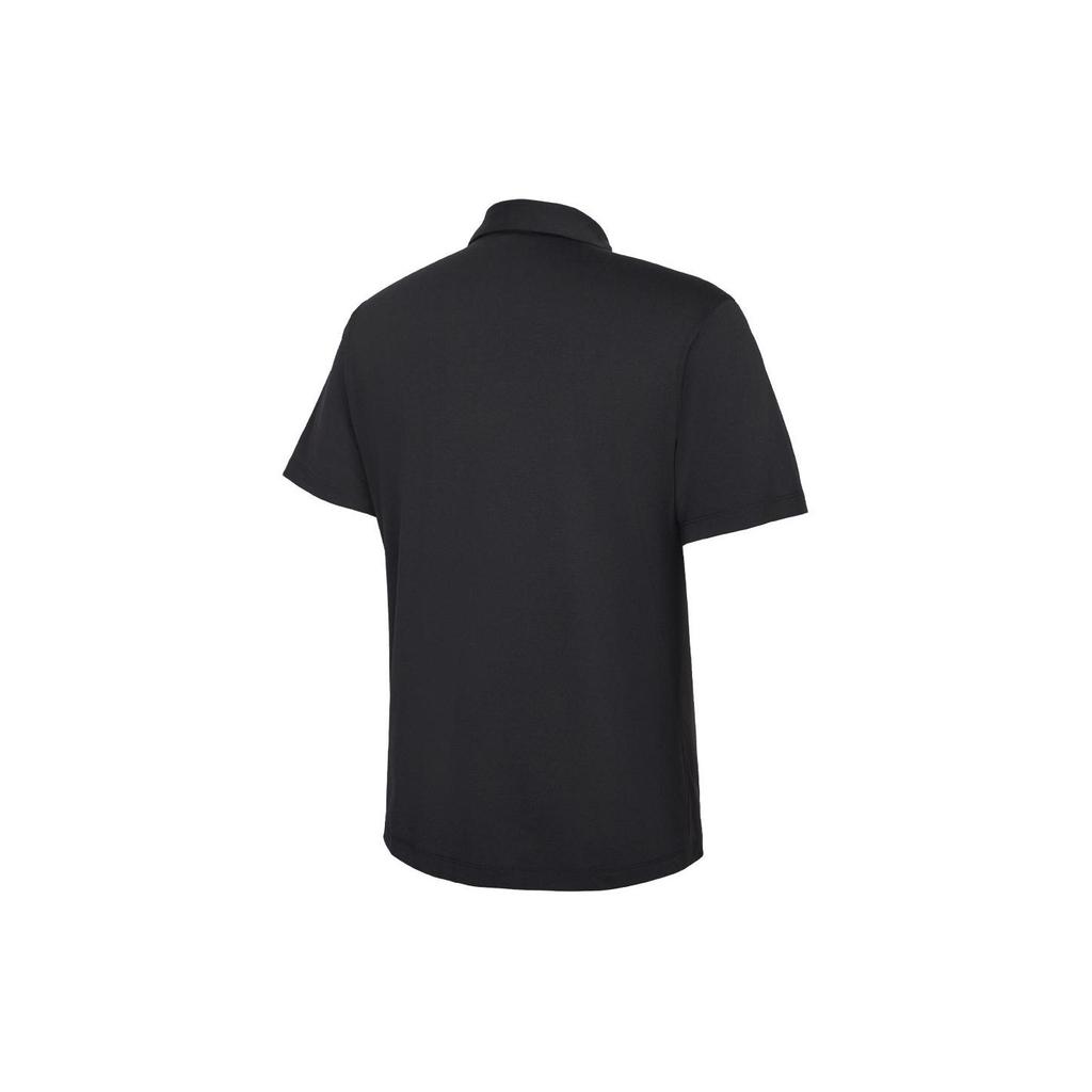 Adidas Solid Color Comfortable Casual Short Sleeve Polo Shirt Men Tops Black JD3201