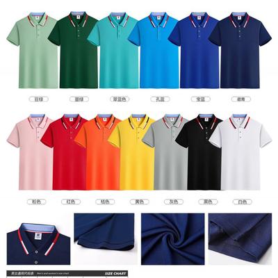 Sommer kurzärmliges Poloshirt mit Kragen T-Shirt Arbeitskleidung Betriebswerkzeug Kultur Werbeshirt Druck Stickerei