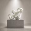 Muskulöser Mann Bodybuilder Statue, Männliche Oberkörperfigur, 3D Gedruckte Muskelmann Figur, Geschenke für Fitnessstudio-Leute, Männer
