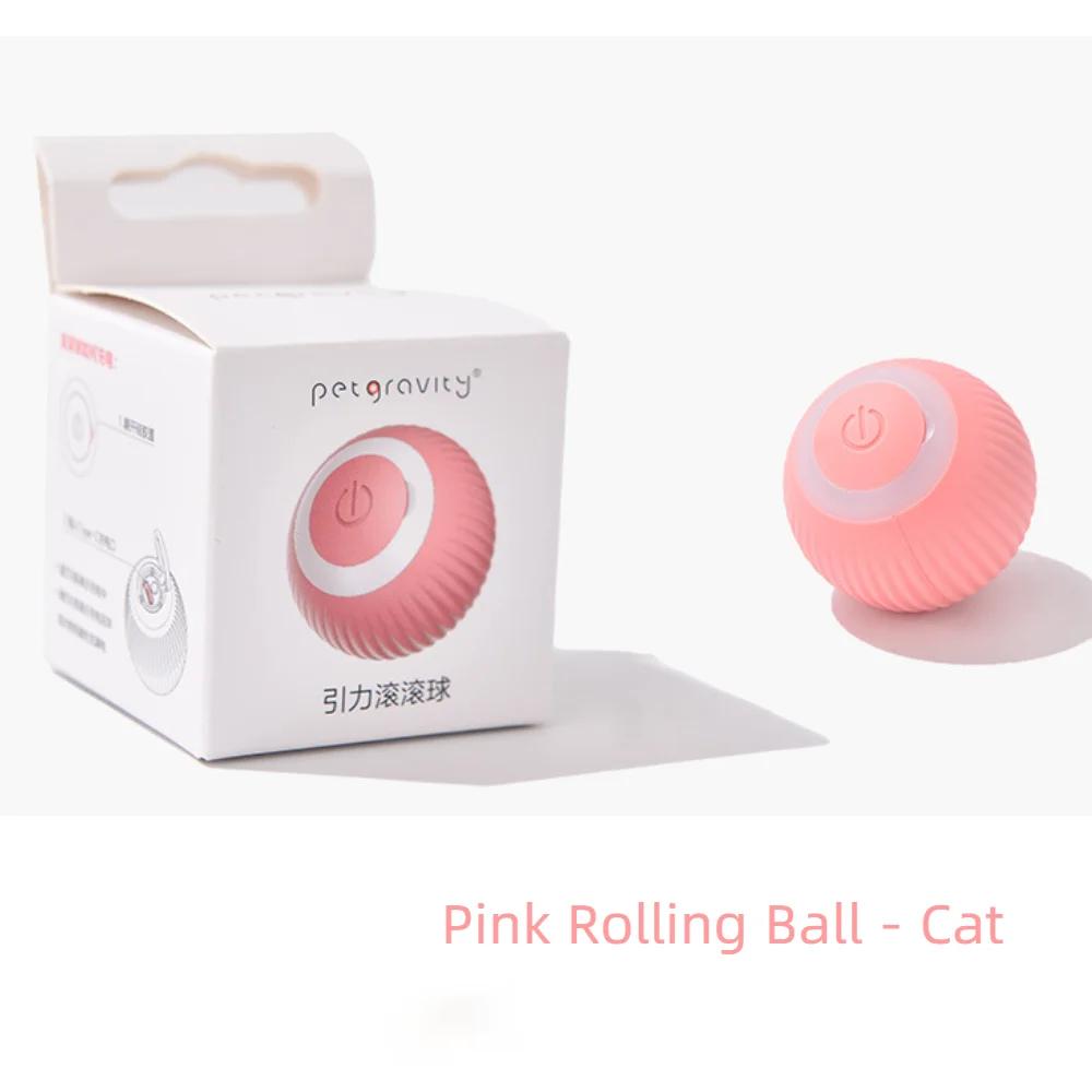 Rechargeable Bite-resistant Chasing Toys for Dogs and Cats Smart Gravity Bouncing Ball Self-heat Relief Pet Toys