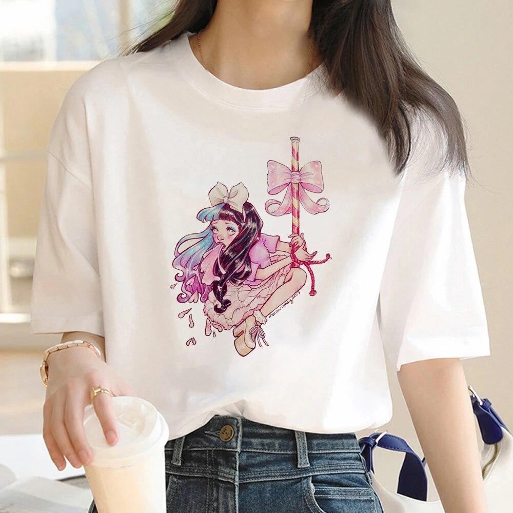 Melanie Martinez T-shirts Women Anime Tee Female Harajuku Clothes Unisex