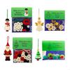 Holiday Button Decors Making Set Complete Christmas Craft Activity For All Ages