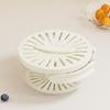 Family Kitchen Essential Foldable Handle Colander Fruit Washing Bowl Drain Basket For Washing Draining