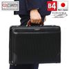 [Japanese Bag] Toyooka-made, Artisan-crafted Dulles Bag, B4 Size, Premium Natural Wood Business Bag, Made In Japan, 42cm Wide, Black