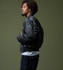Alpha Industries Flight Scratch Air Crew US Black MA-1 Jacket, Spec, TA0531, Men's, TA0531-001,