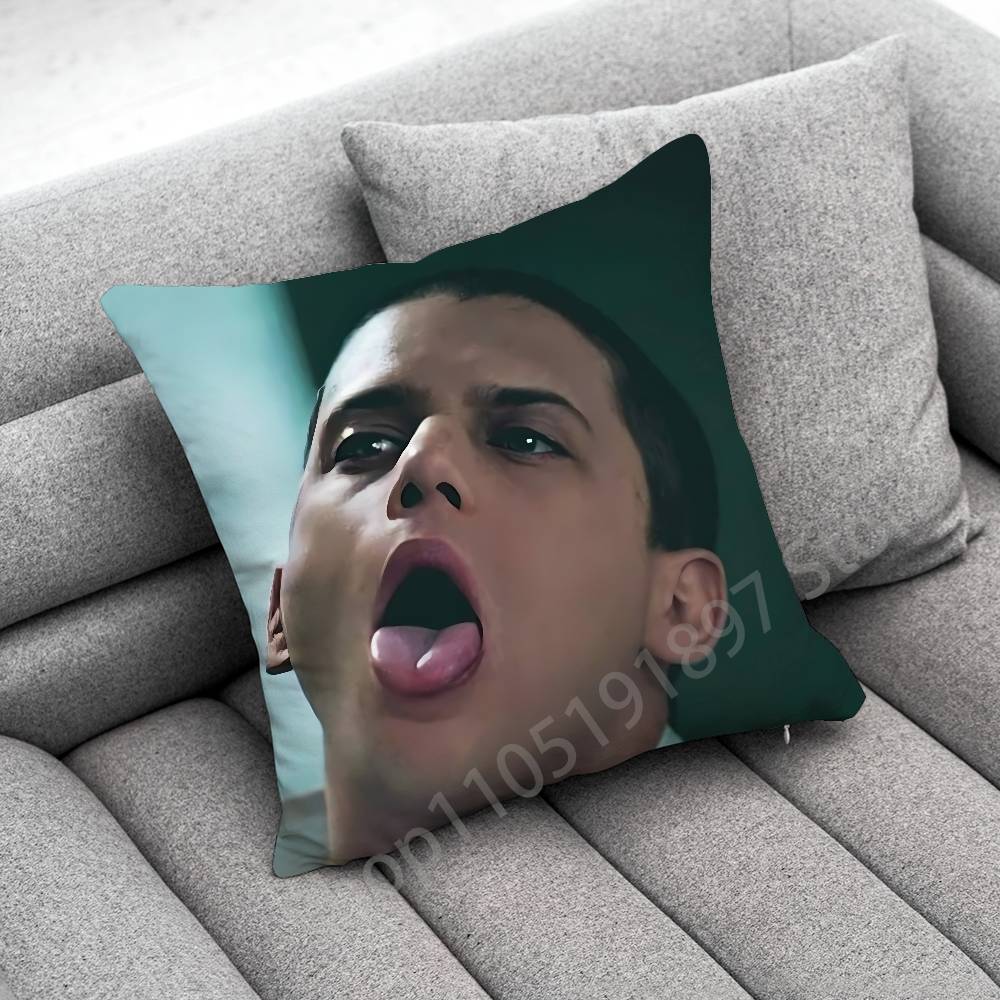 American actor W-Wentworth Miller Throw Pillow Case For 45*45cm 40cm 30cm 50cm 55cm Square Home Pillowcase Case