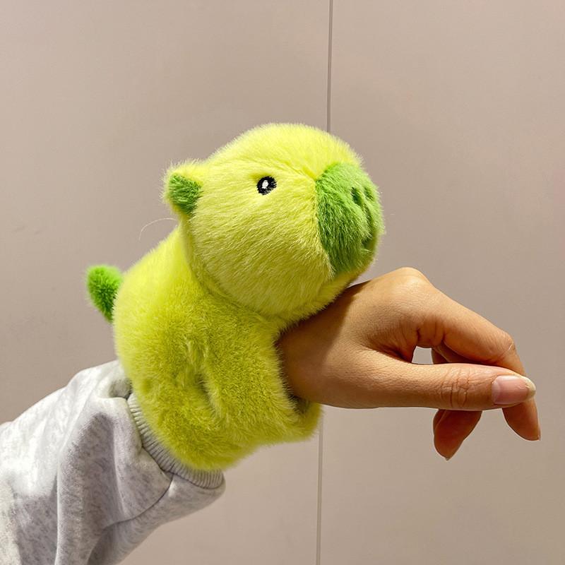 Capybara Plush Sweet Wristband Toy Adorable Stuffed Animal Figure With Filling Soft