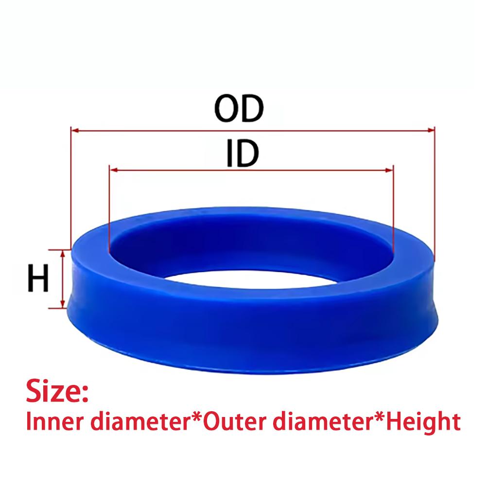 YXD/ODU/Y Hydraulic Oil Seal FKM Seal Gasket Brown Rubber High Temperature&Wear-Resistant Seal Gasket OD 16-130mm Thick 8-18mm
