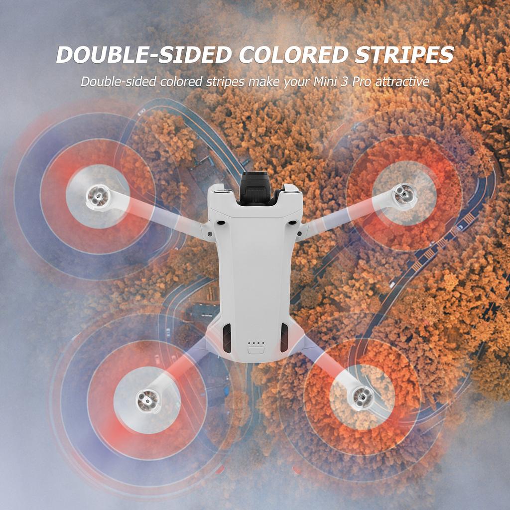 For DJI Mini 3 Pro 4 Pairs Replacement Low-Noise Quick-Release Propellers Blades