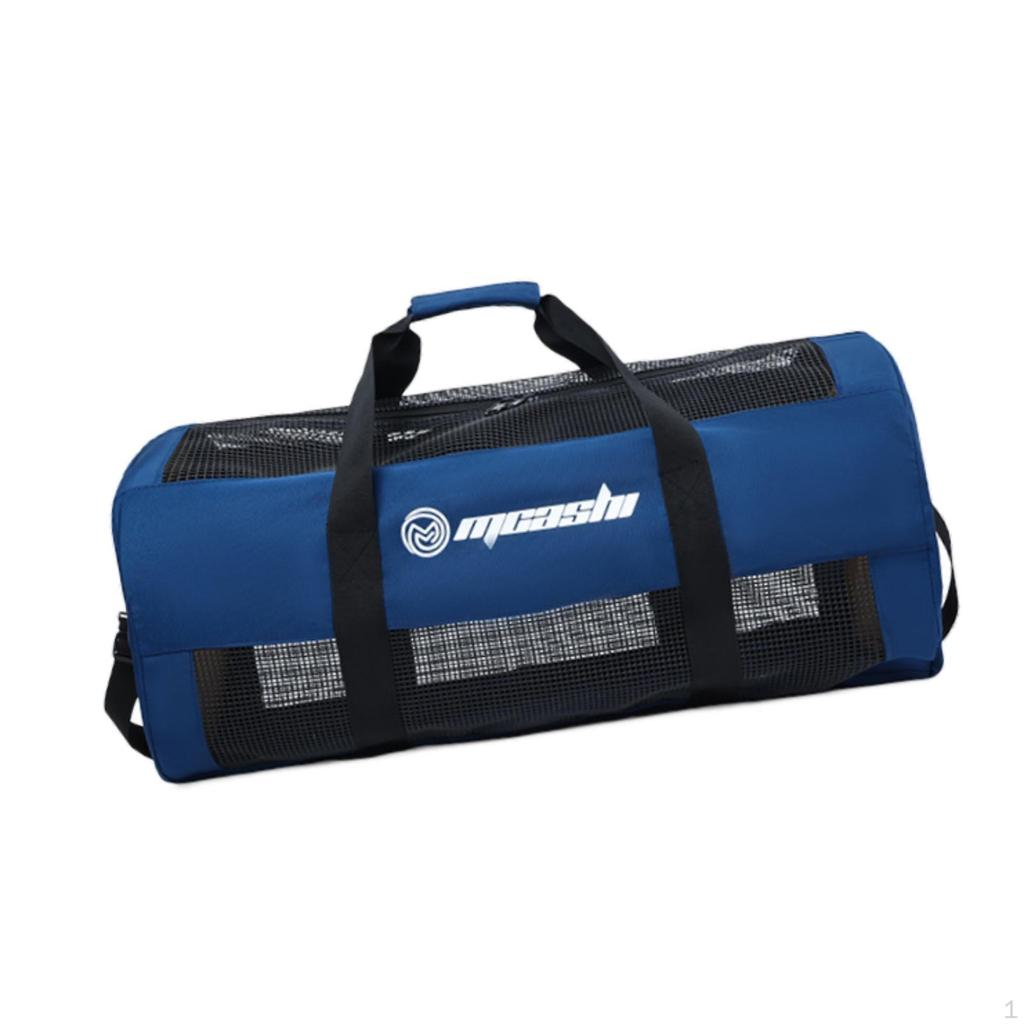 Mesh Diving Duffle Bag Scuba Gear Convenient with Zipper Storage Handbag for Underwater