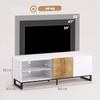 TV Cabinet for TVs Up To 55 Inches, Modern TV Lowboard, White