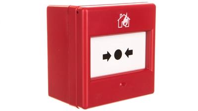Manual Fire Call Point Complete with Glass 1P IP24D CXM/CO/GP/R/BB 4930010FUL-0048XC