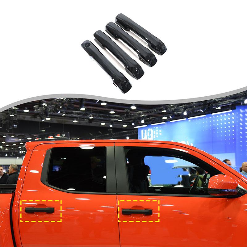 ABS Carbon Fiber For Toyota Tacoma 2024-2025 Central Control Trument Panel Steering Wheel Door Handle Interior Accessories