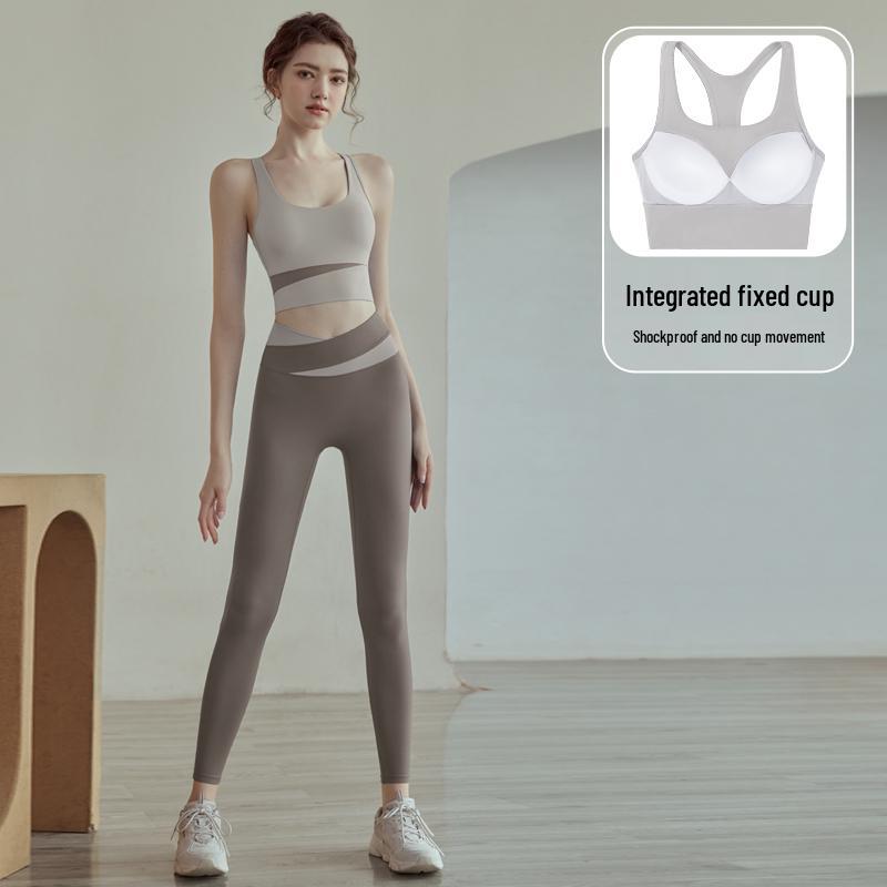 Soutien-gorge de sport antichoc pour femme - Anti-affaissement, Débardeur de course à pied et de yoga haute intensité avec beau design dorsal