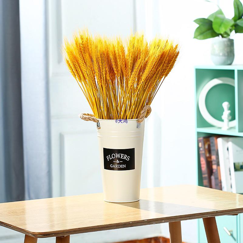 Wheat and Barley Dried Flower Bouquet for Living Room Decor and Photography Props