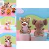 Cute Plush Elephant Lion Tiger Animal Toy Keychain Adorable Bag Accessories