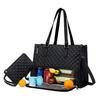 3-in-1 Tote Bag Backpack Lunch Bag Women Insulated Lunch Tote 15.6 Inch Laptop Compartment Lunch Pouch for Work Travel