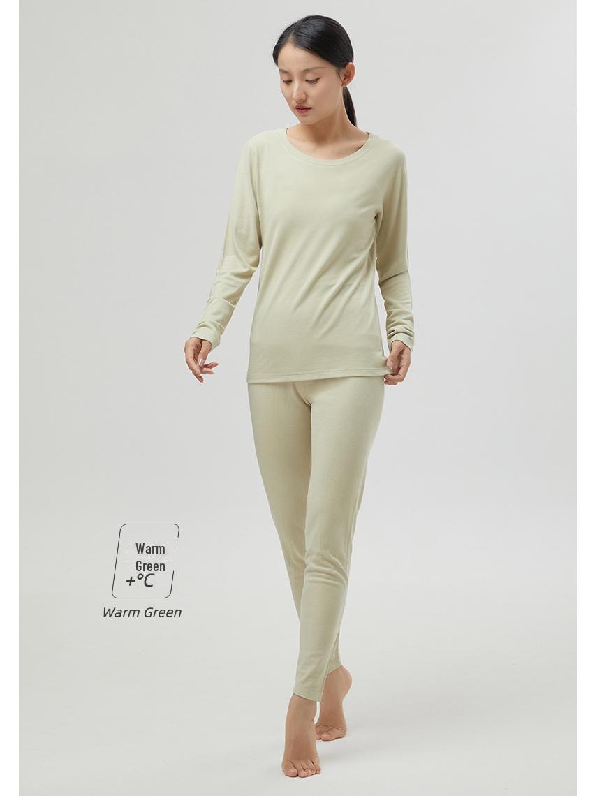 

Женский термобелье из немецкого бархата плотностью 230 г - круглый вырез, однотонный, на осень и зиму M