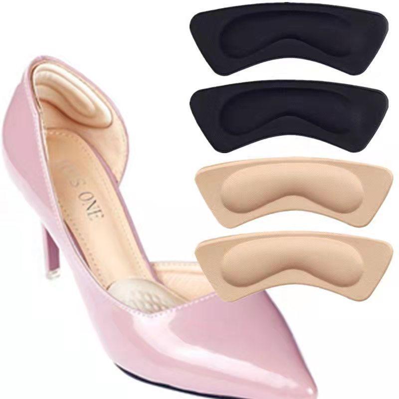 Anti-Slip Leather Heel Pads: Adjustable Size, Anti-Blister, Thickened Insole for Men & Women