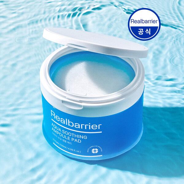 REALBARRIER Успокаивающие ампульные пэды Aqua 130 мл [70 штук]_NE