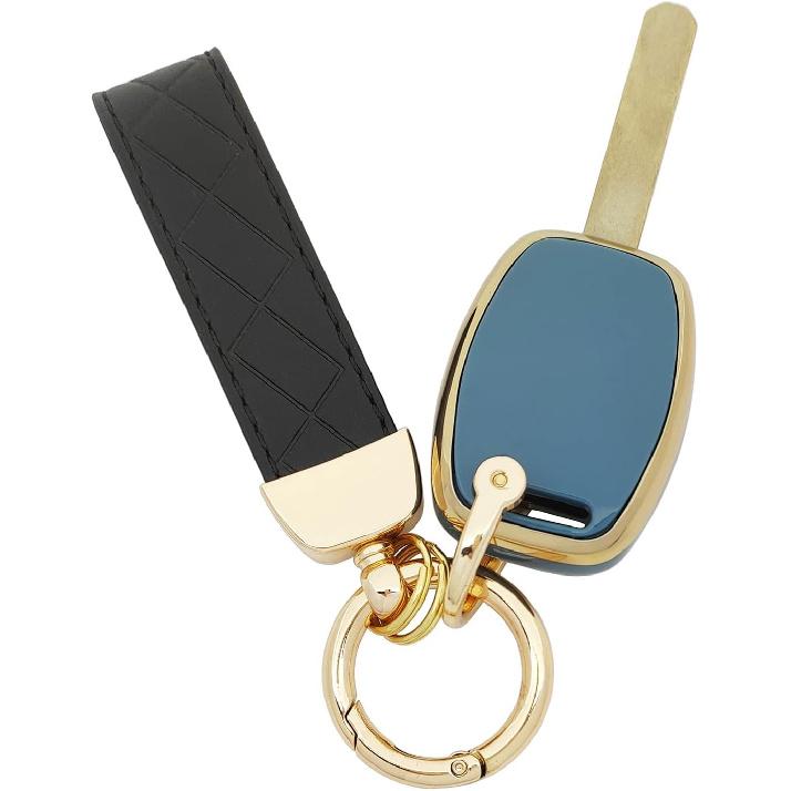 TPU Key Fob Cover Fit for Honda 2003-2012 Accord 2006-2013 Civic EX 2009-2015 Pilot 2005-2006 CR-V Key Fob