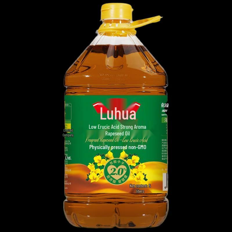 Luhua Physically Pressed Non-GMO Fragrant Rapeseed Oil