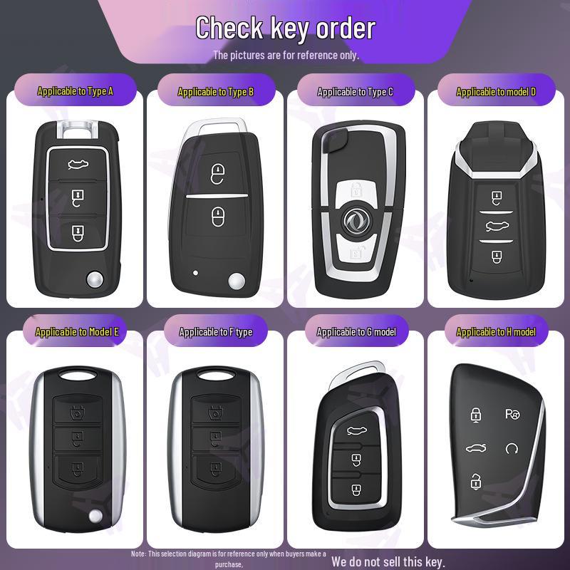 Protective Cover for Dongfeng Car Key: Fits Fengguang 580, S560, MINIEV, ix5, and Fengshen AX7 Models